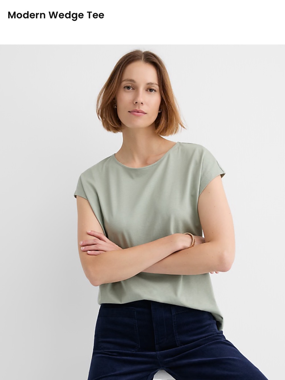 NWT LOFT bundle of four (4) Modern Wedge Tee shirts, size Large - Picture 3 of 7